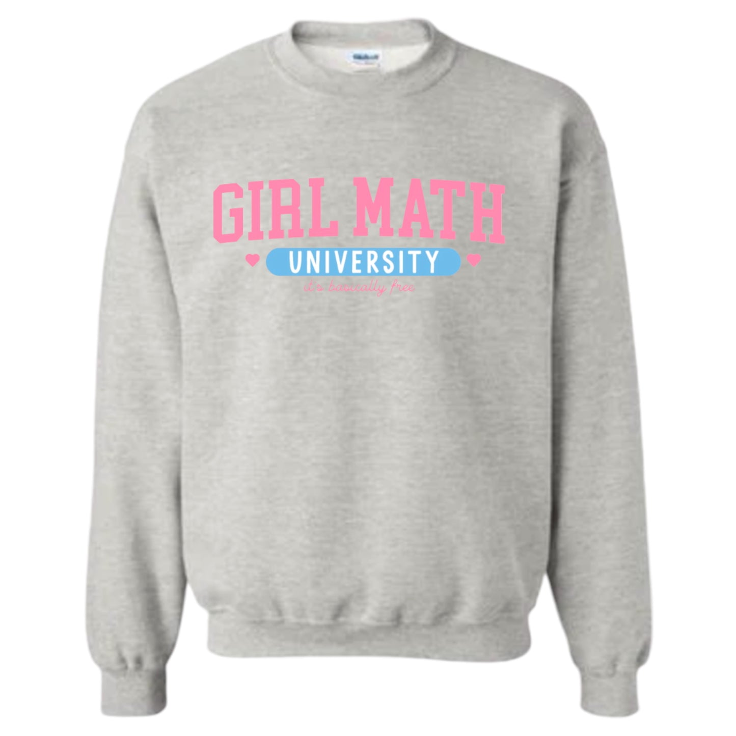 Girl Math University Crewneck