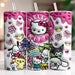 70+ Kitty Coffee Tumbler Bundle, Cartoon Tumbler, Tumbler Wrap, Spring Flower Pink Cat PNG, 20oz Straight Skinny Wrap, Full Tumbler Wrap